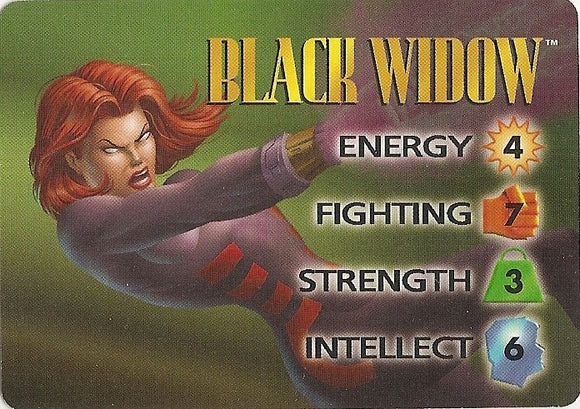 BLACK WIDOW  - IQ character - R