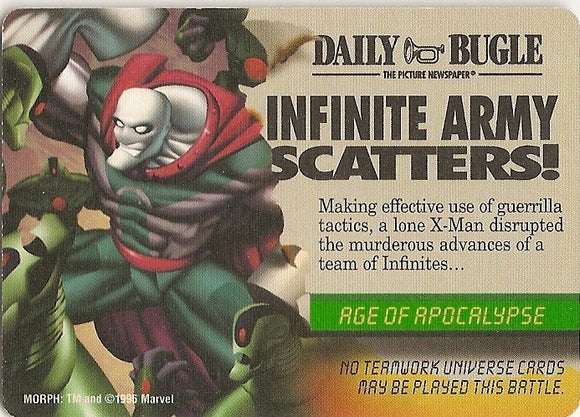 AGE OF APOCALYPSE EVENT - INFINITE ARMY SCATTERS! - Mission Control - Morph