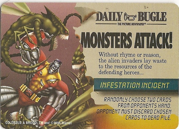 INFESTATION INCIDENT EVENT - MONSTERS ATTACK! - Mission Control - U  Colossus & Brood