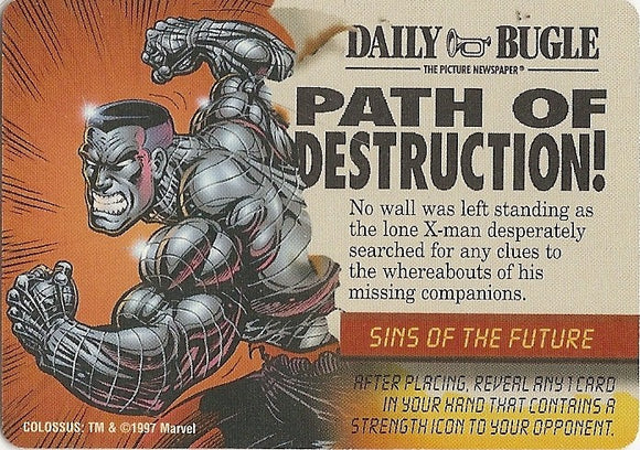 SINS OF THE FUTURE - EVENT - PATH OF DESTRUCTION! - MN - R  Colossus