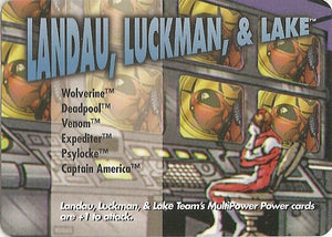 LOCATION - LANDAU, LUCKMAN, & LAKE  - X-MEN - C  Wolverine Deadpool Venom Expediter Psylocke Captain America