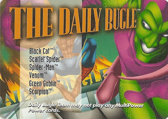 LOCATION - DAILY BUGLE, THE - MN - R  Black Cat Scarlet Spider Spider-Man Venom Green Goblin Scorpion