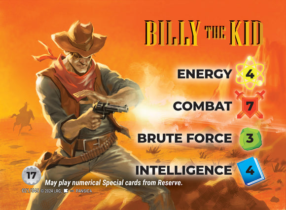 Billy the Kid WLKS character - 4-7-3-4 (17) - C
