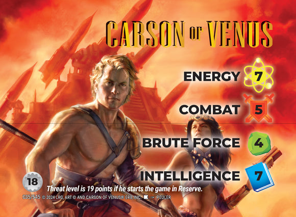 Carson of Venus WLKS character - 7-5-4-7 (18) - C
