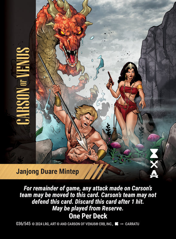 Carson of Venus - Janjong Duare Mintep - WLKS - OPD - U