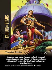 Carson of Venus - Telepathic Training - WLKS - OPD - U