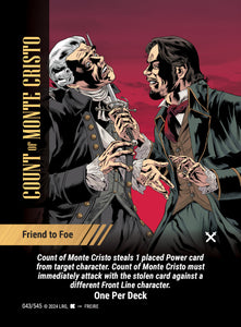 Count of Monte Cristo - Friend to Foe- WLKS - OPD - U