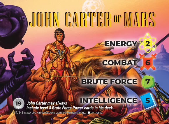 John Carter of Mars WLKS character - 2-6-7-5 (19) - C