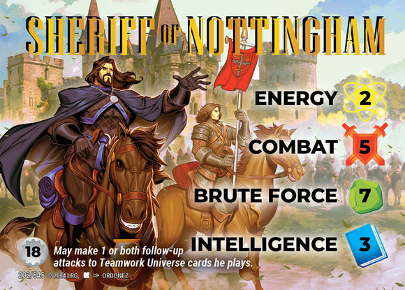 Sheriff of Nottingham character - WLKS - 2-5-7-3 (18) - C #202