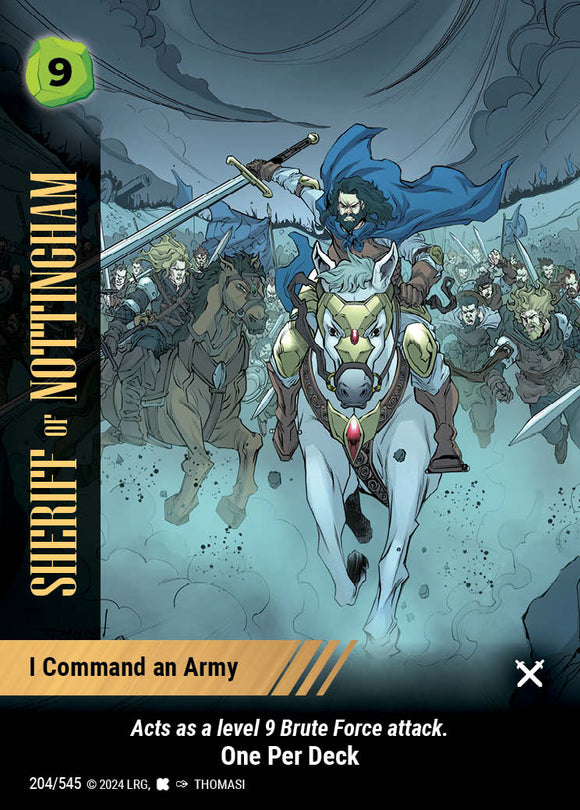 Sheriff of Nottingham - I Command an Army - WLKS - OPD - C #204