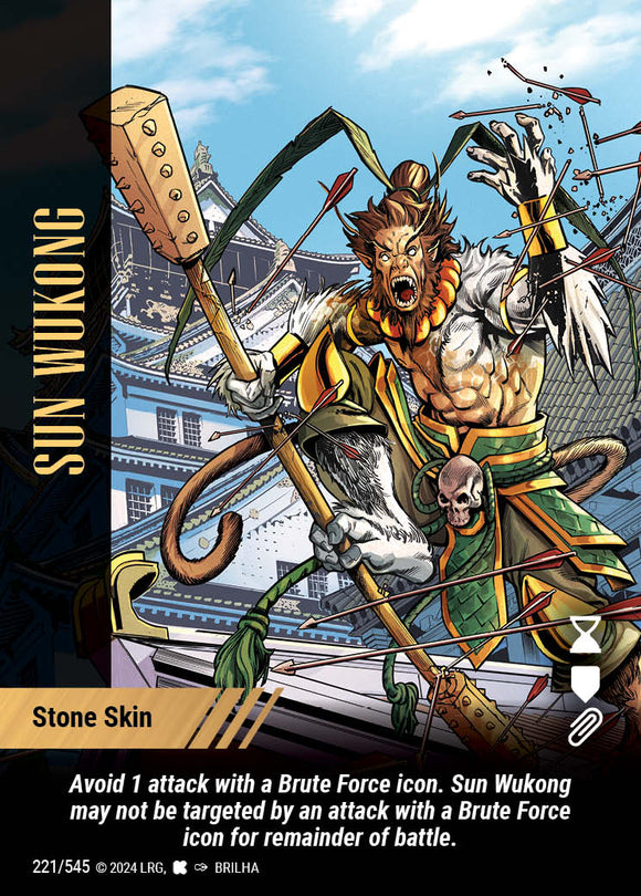 Sun Wukong - Stone Skin - WLKS - Brilha art - C #221