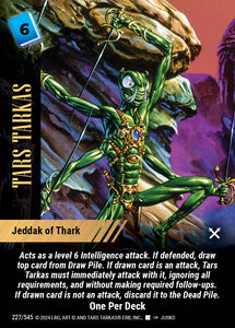 Tars Tarkas - Jeddak of Thark - WLKS - OPD - U