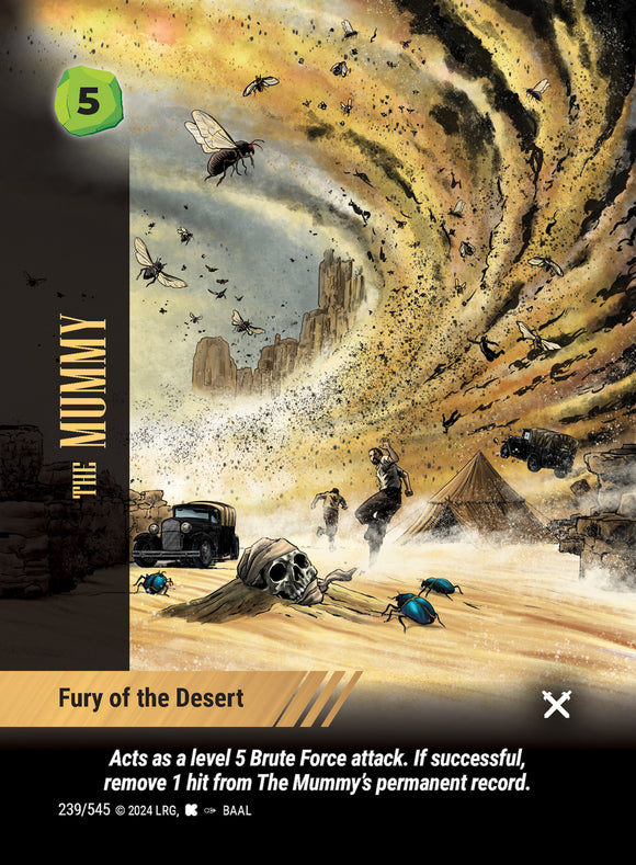 The Mummy - Fury of the Desert - WLKS - C #239 - Baal art