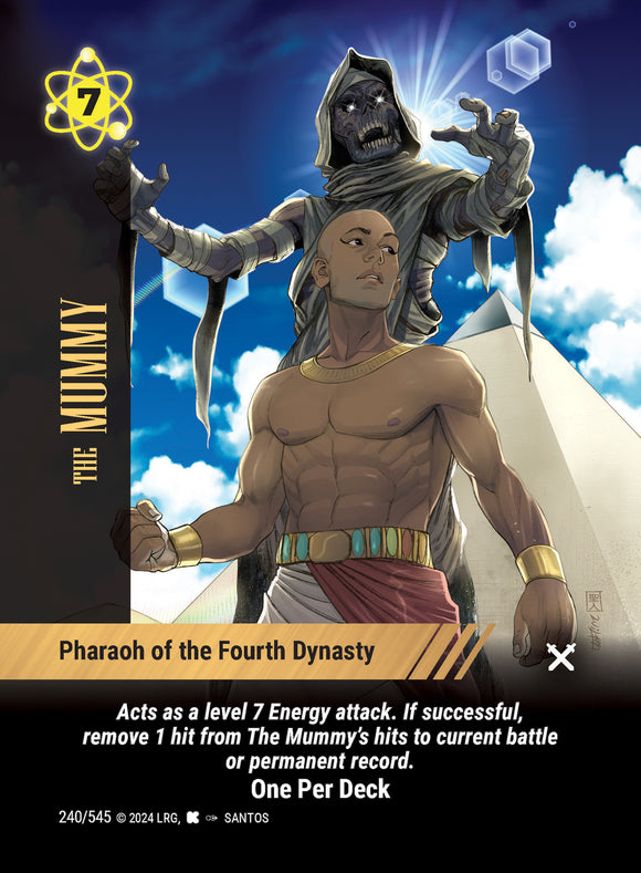 The Mummy - Pharaoh of the Fourth Dynasty - WLKS - C #240 - Santos art
