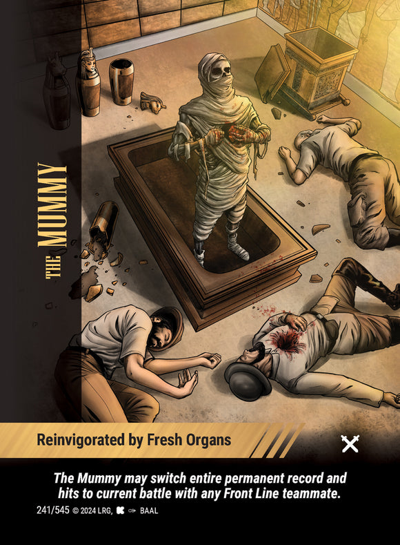 The Mummy - Revigorated by Fresh Organs - WLKS - C #241 - Baal art