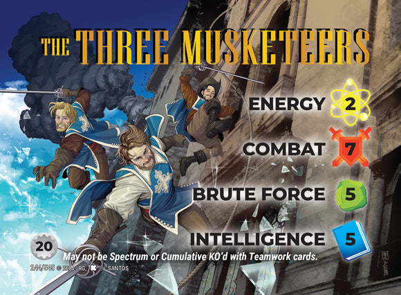 The Three Musketeers WLKS character - 2-7-5-5 (20) - C