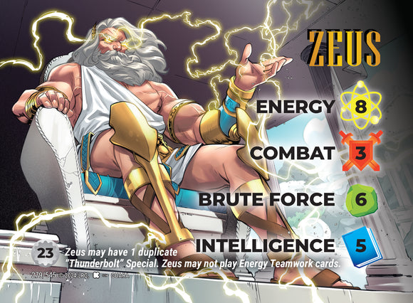 Zeus WLKS character - 8-3-6-5 (23) - C
