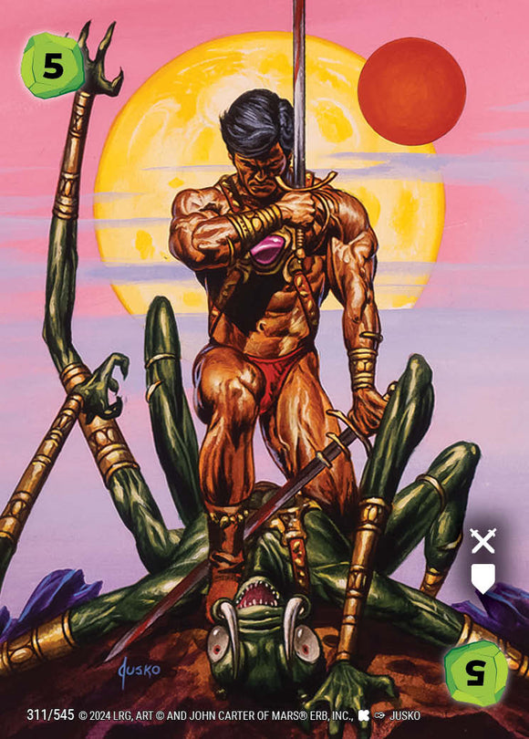 Power 5BF - John Carter of Mars - WLKS - Jusko art - C #311