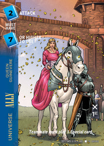 ALLY 2I 7I - WLKS - C - Queen Guinevere - Abdias art - Time Detectives SD - #331