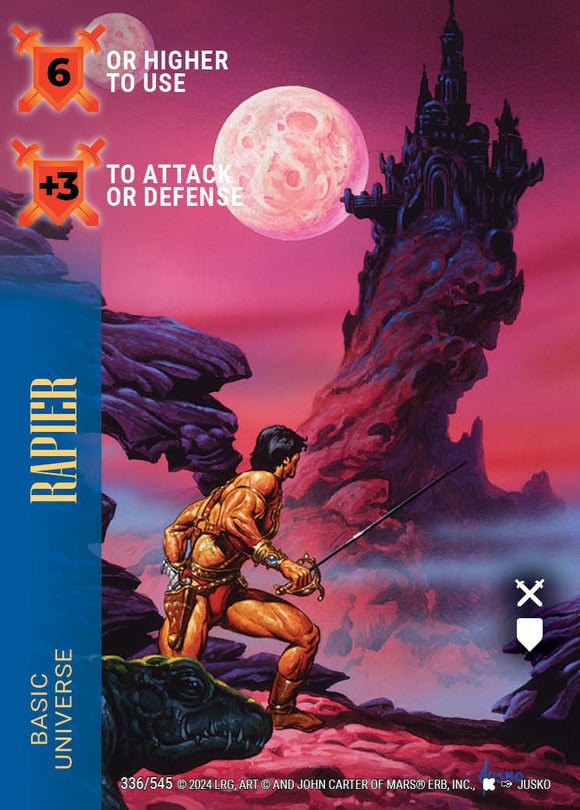 Universe 6C+3 - Rapier - John Carter of Mars - WLKS - Jusko art - SD #336