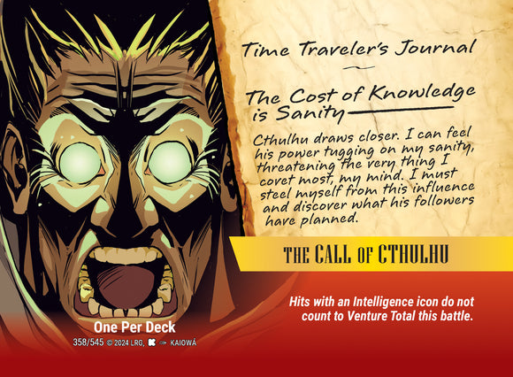 Call of Cthulhu, The - Event - The Cost of Knowledge is Sanity
