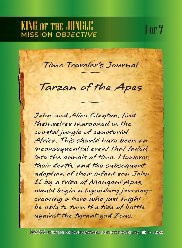 King of the Jungle - Mission #1 - Tarzan of the Apes - SD