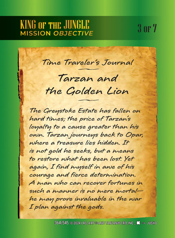 King of the Jungle - Mission #3 - Tarzan and the Golden Lion - SD