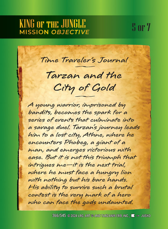 King of the Jungle - Mission #5 - Tarzan and the City of Gold - SD