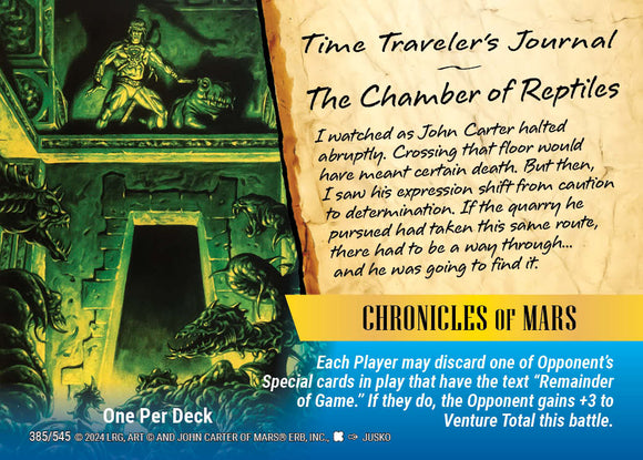 Chronicles of Mars - Event - The Chamber of Reptiles - WLKS - SD