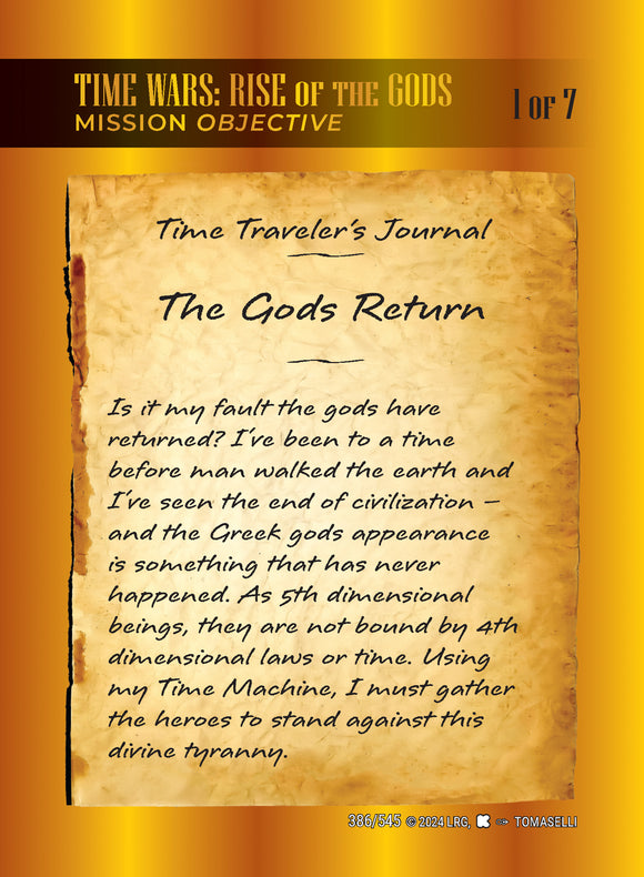 Time Wars: Rise of the Gods - Mission #1 - The God's Return - WLKS - SD