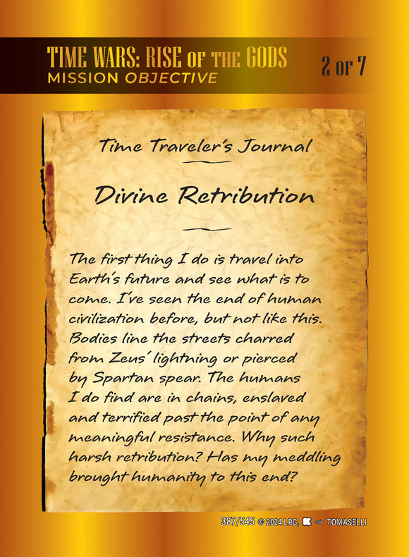 Time Wars: Rise of the Gods - Mission #2 - Divine Retribution - WLKS - SD