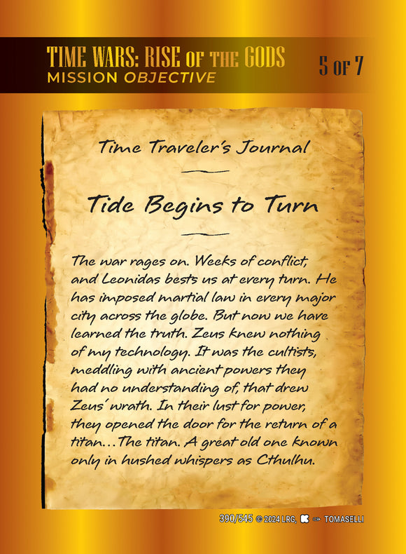 Time Wars: Rise of the Gods - Mission #5 - Tide Begins to Turn - WLKS - SD