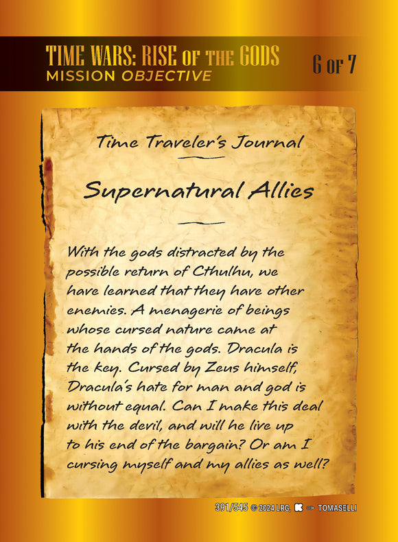 Time Wars: Rise of the Gods - Mission #6 - Supernatural Allies - WLKS - SD