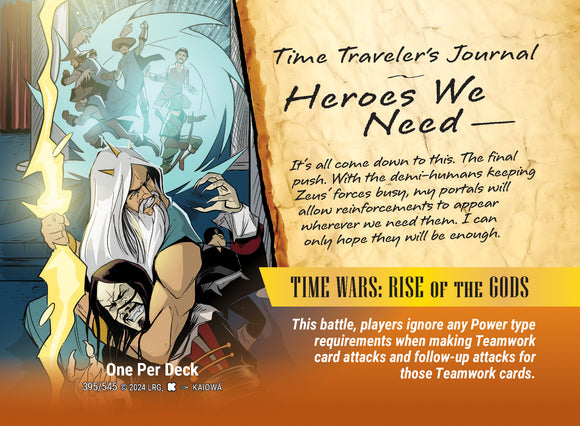 Time Wars: Rise of the Gods - Event - Heroes We Need - WLKS - SD