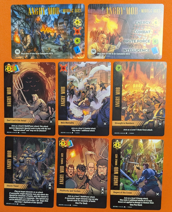 Angry Mob: Middle Ages SET - 2 character, 6 specials