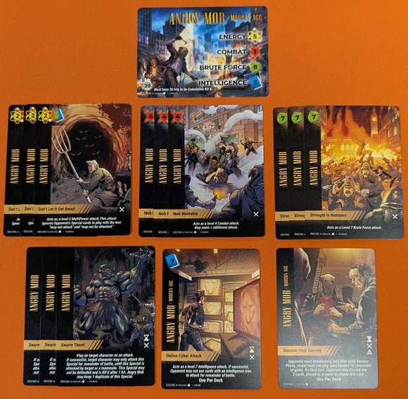 Angry Mob: Modern Age PLAYER SET - character, 14 specials