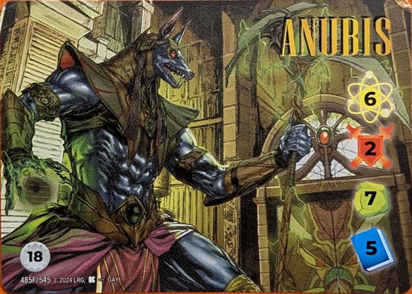 Anubis WLKS character - 6-2-7-5 (18) - VR - Alternate Art foil #485F