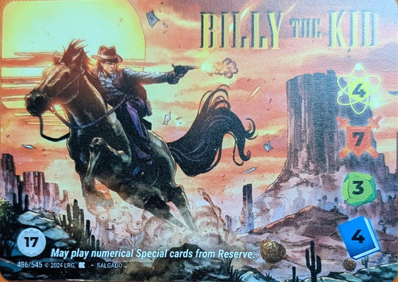 Billy the Kid WLKS character - 4-7-3-4 (17) - R - Alternate Art #486