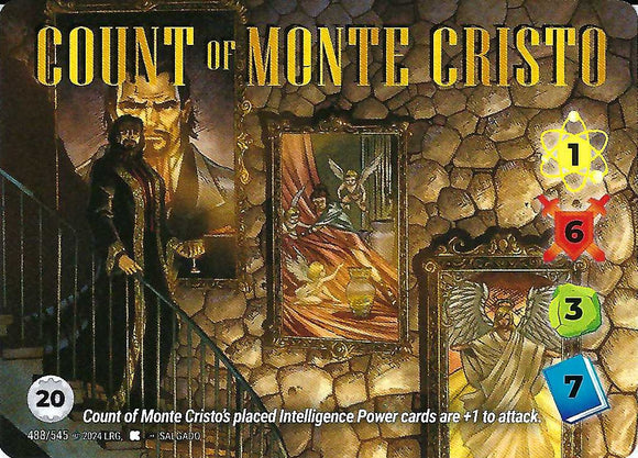Count of Monte Cristo WLKS character - 1-6-3-7 (20) - R -Alternate Art #488 - Salgado art