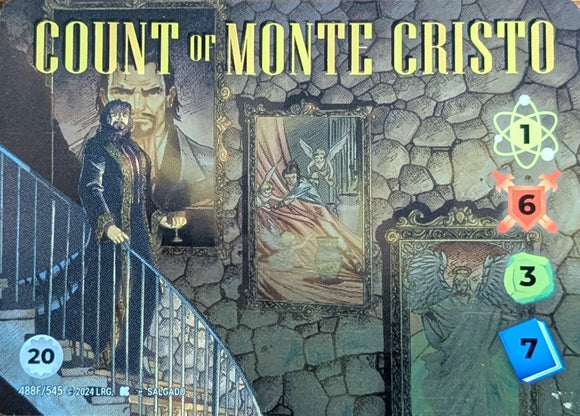 Count of Monte Cristo FOIL Alt Art character - 1-6-3-7 (20) - Salgado art - VRF #488F