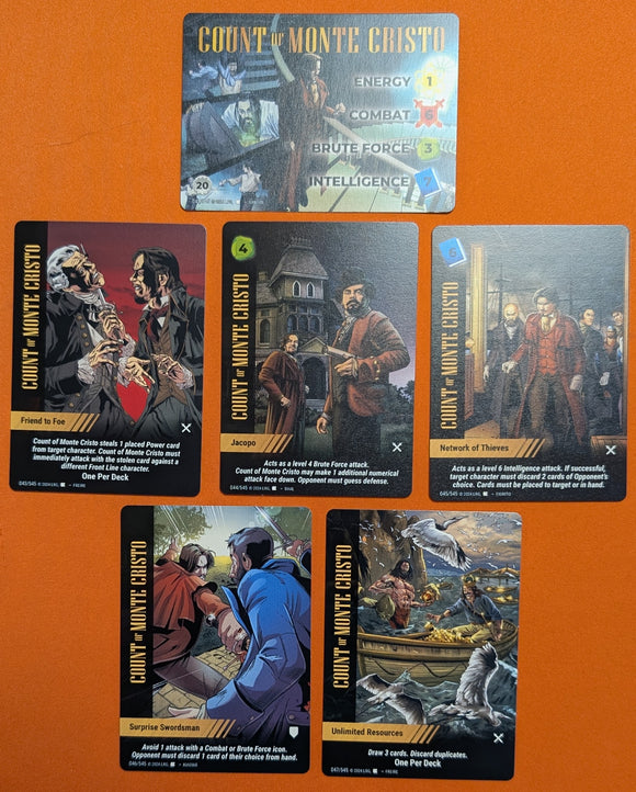 Count of Monte Cristo FOIL Stack - character, 5 specials
