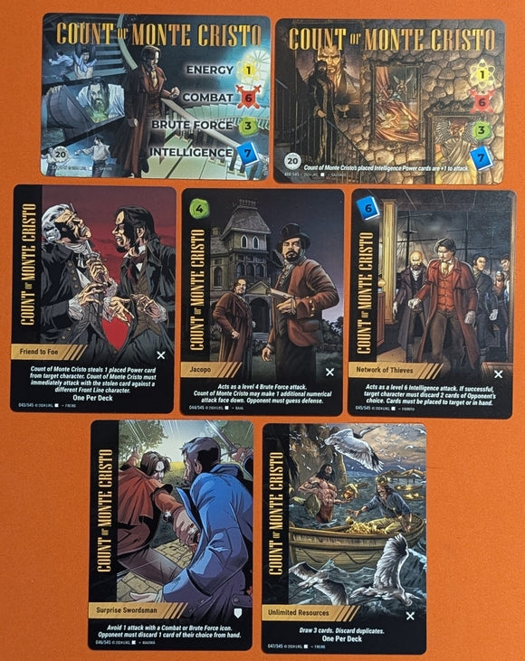 Count of Monte Cristo SET - 2 characters (1 alt art), 5 specials
