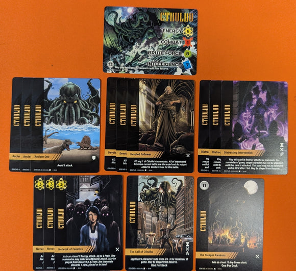Cthulhu WLKS PLAYER SET - character, 14 specials