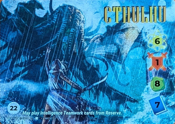 Cthulhu character - 6-1-8-7 (22) - Alternate Art - Parsons - UR #489