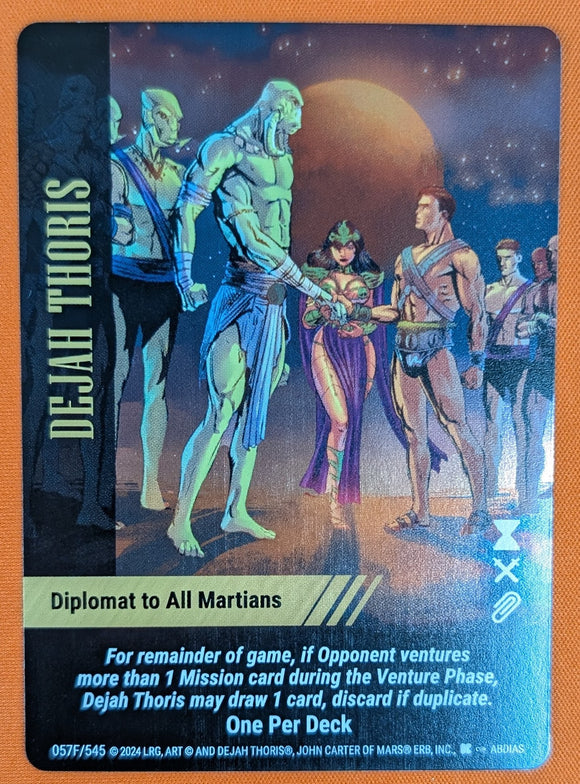 Dejah Thoris - Diplomat to All Martians FOIL - WLKS - OPD - VR- Abdias art #057F