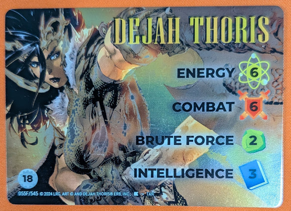 Dejah Thoris FOIL character - 6-6-2-3 (18) - VR - Tan art #055F