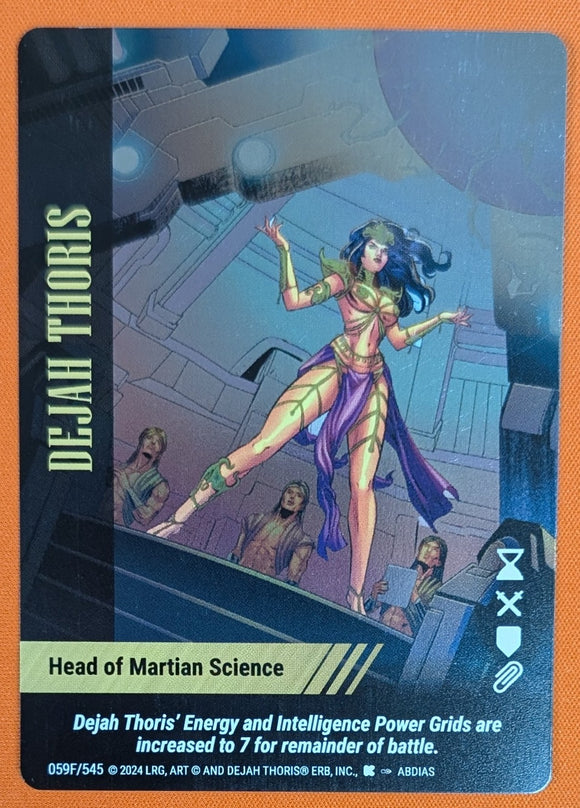 Dejah Thoris - Head of Martian Science FOIL - WLKS - VR - Abdias art #059F