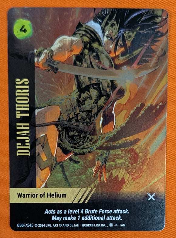 Dejah Thoris - Warrior of Helium FOIL - WLKS - VR - Tan art #056F