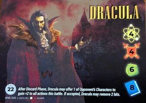 Dracula FOIL Alt Art character - 4-4-6-8 (22) - Adams art - VR #494F