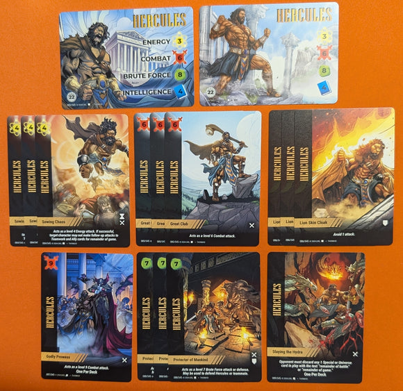 Hercules WLKS PLAYER SET - 2 characters, 14 specials
